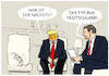 Cartoon: Merzbesuch im Oval Office... (small) by markus-grolik tagged bundeskanzler,merz,donald,trump,oval,office,weisses,haus,usa,us,berlin,deutschland,europa,eu,zoelle,zollkrieg,nato,jd,vance,antrittsbesuch