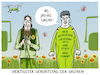 Cartoon: ..modern aufgestellt... (small) by markus-grolik tagged gruen,habeck,partei,buendnis,die,gruenen,klima,umwelt,anti,atomkraft,friedensbewegung,petra,kelly,baerbock