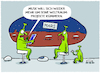 Cartoon: Musk kündigt... (small) by markus-grolik tagged musk,doge,trump,usa,us,regierung,maga,gigafactory,tesla,aktienkurs,aktie,spacex,cybertruck,mars,weltraum,administration