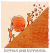 Cartoon: ...Mythos... (small) by markus-grolik tagged sisyphus,ordnung,feng,shui,mythologie,griechenland,antike,mythos,mythen,berg,schicksal