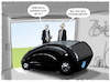 Cartoon: Nachhaltige Statussymbole... (small) by markus-grolik tagged rasenroboter,wasserstoffauto,eauto,tesla,elektromotor,alternative,antriebe,auto,statussymbol,technik,fortschritt,mobilitaet,verbrenner,fahrzeuge,garten,gartenarbeit,verkehr,reichtum,protzen,angeben,umwelt,umweltschutz,klima,nachhaltigkeit,green,deal,washing