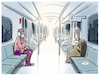 Cartoon: Pandemisch... (small) by markus-grolik tagged osterhase,ubahn,corona,mundschutz,ansteckungsgefahr,angst,viren,virus,bahn,bahnfahrt,passagier,ansteckung,pandemie,epidemie