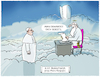 Cartoon: Papst gestorben... (small) by markus-grolik tagged papst,franziskus,kirche,kirchenoberhaupt,stellvertreter,gott,religion,kaktholiken,roemisch,katholisch,rom,vatikan,jorge,mario,bergoglio,argentinien,hoffnungsträger