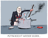 Cartoon: Prigoschin... (small) by markus-grolik tagged wladimir,wladimirowitsch,putin,prigoschin,russland,wagner,wagnergruppe,krieg,soeldner,ukraine,moskau,geheimdienst,militaer,putins,koch,twer