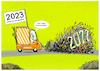 Cartoon: Prost Neujahr... (small) by markus-grolik tagged 2022,jahreswechsel,2023,deutschland,silvester,feinstaub,boellerei,jahresbilanz,rueckblick,ausblick,feuerwerk,muell,entmuellung,klimaziele,veraenderung,wasserstoff,hoffnung