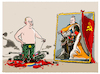 Cartoon: Putins Selbstbild (small) by markus-grolik tagged putin,russland,zar,sowjetunion,geschichtsverfaelschung,atomwaffe,atomkrieg,grossmacht,peter,der,gross,geschichte,nationalismus,zarenkrone,macht,atommacht,autokrat,atomsprengkopf,allmachtsphantasien,gefahr,weltuntergang