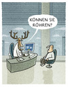 Cartoon: ...Qualifikation... (small) by markus-grolik tagged bewerbung,job,arbeit,arbeitnehmenr,qualifikation,chef,boss,hirsch,bürohengst,arbeitwelt,modern,grolik