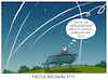 Cartoon: Satelliten (small) by markus-grolik tagged fruehlingsnaechte,klar,klare,sicht,google,amazon,aldi,mann,park,parkbank,aussicht,lichtverschmutzung,nacht,nachthimmel,sterne,spacex,elon,musk