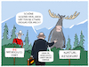 Cartoon: Scholz in Kanada (small) by markus-grolik tagged scholz,trudeau,kanada,erdgas,energiekrise,gasfeld,oel,kohle,fossile,energie,reservate,schutzgebiete,natur,strom,heizung,deutschland,ukraine,russland,ampelkrieg