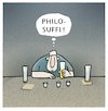 Cartoon: ..sophieren... (small) by markus-grolik tagged philosophie,wortspiel,suff,alkohol,bar,kneipe,suffi,bier