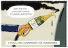 Cartoon: Tank FDP-E-Fuel... (small) by markus-grolik tagged synthetische,lindner,finazminister,verkehrsminister,ampel,autolobby,verbrenner,autoindustrie,kraftstoffe,efuels,verkehrswende,fdp,wissing,europa,eu,mobilitaet,elektromobilität,technologie,brüssel