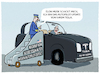 Cartoon: Tesla-Update... (small) by markus-grolik tagged elon,musk,usa,auto,autonomes,fahren,verkehr,tesla,fsd,full,self,driving,autopilot,software,update