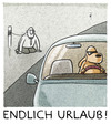 Cartoon: ..the power of holidays... (small) by markus-grolik tagged holiday,urlaub,tourismus,haustier,hund,hundstage,herrchen,ferien,schulferien,reisewelle,stau,verkehr,kläffer,köter,wau,wauwauauto,cartoon,grolik