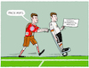 Cartoon: Thomas Müller geht... (small) by markus-grolik tagged thomas,mueller,nationalmannschaft,dfb,fc,bayern,stuermer,karriere,ruecktritt,rueckzug,fussball,fussballspieler,spieler