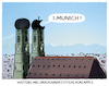 Cartoon: Tim Cooks MUC-Milliarden (small) by markus-grolik tagged apple,tim,cook,immobilien,bayern,freistaat,muenchen,stadt,ob,reiter,hauptbahnhof,filetgrundstueck,wohnungsmarkt,mieten,gentrifizierung