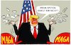 Cartoon: Trump... (small) by markus-grolik tagged trump,maga,us,usa,justizministerium,pam,bondi,jeffrey,epstein,missbrauch,sex,skandal,prostitution,maedchenhaendler,deep,state,verschwoerungstheorien,prostitutionsring