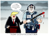 Cartoon: Trump lobt... (small) by markus-grolik tagged polizeigewalt,black,lives,matter,george,floyd,minneapolis,trump,biden,usa