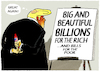 Cartoon: Trumps bill... (small) by markus-grolik tagged trump,musk,big,beautiful,bill,usa,maga,staatsverschuldung,steuererleichterung,reiche,arm,tesla
