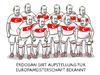 Cartoon: Türkei als EM-Titelfavorit (small) by markus-grolik tagged erdogan,türkei,europameisterschaft,islam,zensur,pressefreiheit,akp,ankara,brüssel,visa,vollmitgliedschaft,aufstellung,flüchtlingspolitik,merkel,europa,fussball,em