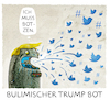 Cartoon: ...Twitter... (small) by markus-grolik tagged tweed hashtag trump manipulation twitter hacker putin vladimir donald internet social media usa wahlkampf us wahlen clinton republikaner tv bot bots troll