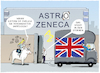 Cartoon: Ungereimtheiten... (small) by markus-grolik tagged impfstoff,astrazeneca,großbritannien,europa,verträge,brüssel,london,pandemie,corona,lieferschwierigkeiten