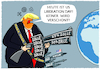 Cartoon: US Zöllehölle... (small) by markus-grolik tagged trump,zoelle,usa,liberation,day,maga,welthandel,weltwirtschaft,lieferketten