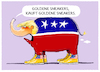 Cartoon: Verzweifelter Schuhverkäufer... (small) by markus-grolik tagged trump,usa,us,praesident,donald,new,york,355,millionen,dollar,strafe,strafzahlung,betrugsprozess,bundesstaat,republikaner,schuhe,sneaker,con,never,surrender,high,top,wahlwerbung