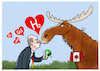 Cartoon: Wasserstoff-Abkommen.. (small) by markus-grolik tagged kanada,deutschland,wasserstoff,abkommen,energiewende,energie,energiekrise,scholz,trudeau