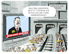 Cartoon: Weselsky droht mit Wellenstreiks (small) by markus-grolik tagged weselsky,gewerkschaft,gdl,wellenstreik,bahn,streik,zugausfaelle,bahnreisende