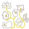 Cartoon: Inside or on the way? (small) by kindabsence tagged home