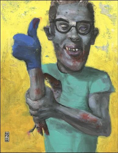 Cartoon: zombie proctology (medium) by greg hergert tagged zombie,proctology,greg