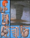 Cartoon: killer twister (small) by greg hergert tagged tornado,twister,mother,nature