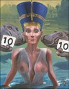 Cartoon: wet titi contest (small) by greg hergert tagged nefertiti