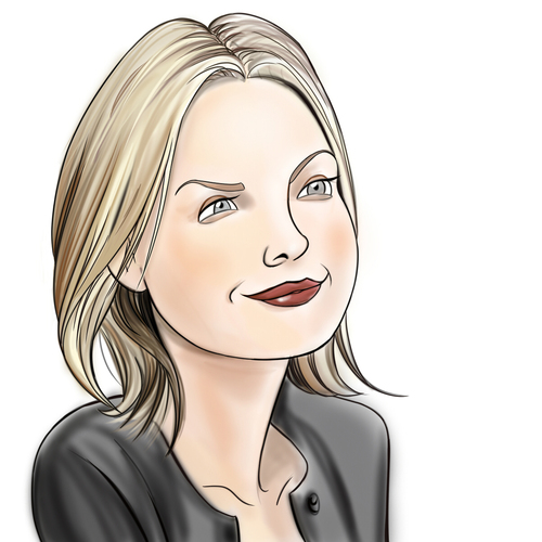 Cartoon: Michelle Pfeiffer Portrait (medium) by condemned2love tagged michelle,pfeiffer,caricature,portrait