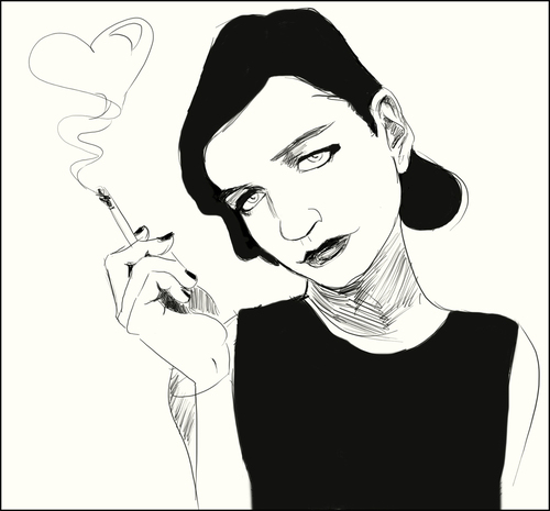 Cartoon: Molko Love (medium) by condemned2love tagged music