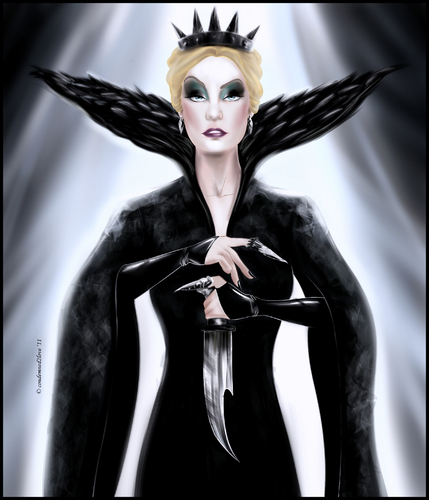 Cartoon: The Queen (medium) by condemned2love tagged snow,white,queen,evil,disney,villain