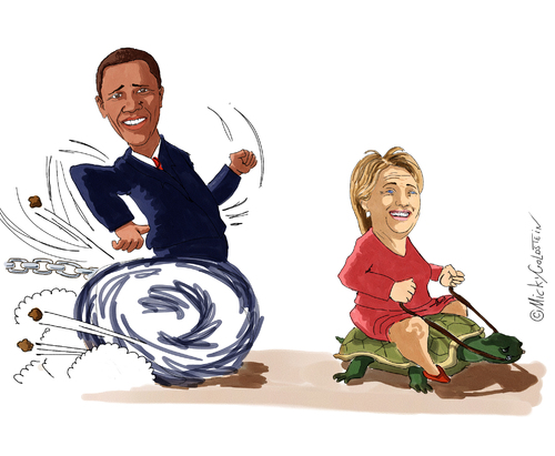 Cartoon: Politics around the globe (medium) by Mickygol tagged politics,usa,musharaf,benesir,buto,barak,obama,hileri,clinton