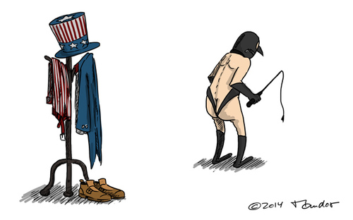 Cartoon: C.I.A. (medium) by Mandor tagged cia,torture
