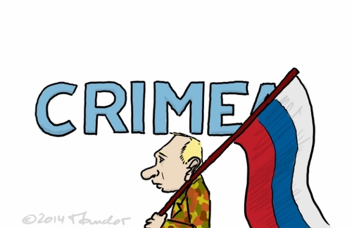 Cartoon: Crimea (medium) by Mandor tagged putin,crimea