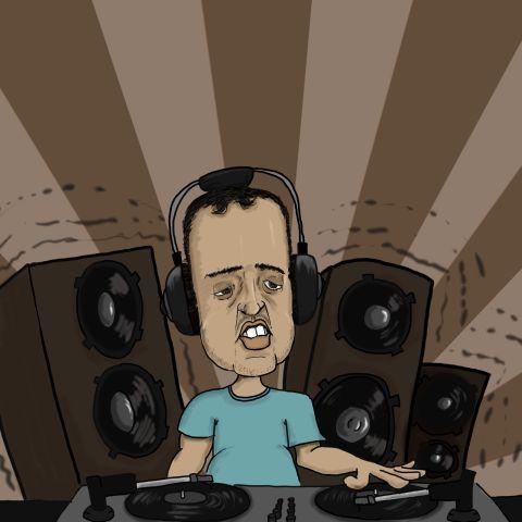 Cartoon: Dj Tino (medium) by Mandor tagged dj,tino