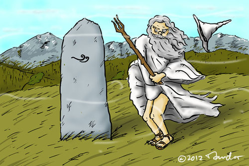 Cartoon: Merlin (medium) by Mandor tagged merlin,windy,merilyn,monroe