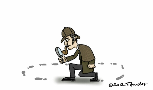 Sherlock By Mandor | Philosophy Cartoon | TOONPOOL