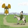 Cartoon: Korea (small) by Mandor tagged kim,jong,il,korea,don,quijote