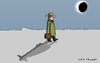 Cartoon: Solar eclipse (small) by Mandor tagged solar,eclipse,shadow