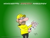 Cartoon: Wunschzettel korrigieren (small) by Lelle tagged jürgen,klopp,dortmund,bvb,weihnachten,wunschzettel,lelle,cartoons,korrektur,borussia,letzter,platz,18,schlechte,saison,hinrunde,fußball,sport,trainer,scharz,gelb,football,soccer,german