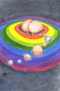 Cartoon: parade in gay universe (small) by navojca tagged parade,gay,universe,rainbow,tolerance,cosmos