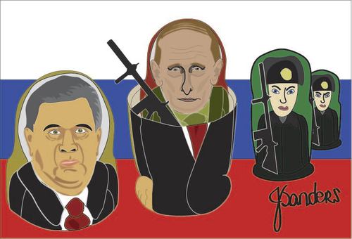 Cartoon: Russian matrioshka (medium) by JSanders tagged yanukovych,putin,cremea,ukraine,ukraina,russia,federation