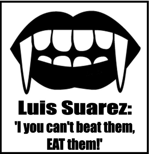 Cartoon: Luis Suarez (medium) by Thamalakane tagged luis,suarez,football