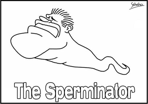 Cartoon: The Sperminator (medium) by Thamalakane tagged arnold,schwarzenegger