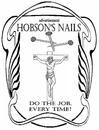 Cartoon: advert (small) by Thamalakane tagged nails,advert,retro,crucifixion,jesus